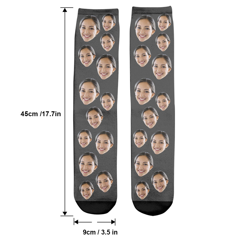 Custom Face - Personalized Aunt Socks