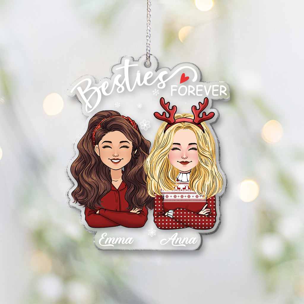 Bestie Forever - Personalized Bestie Ornament