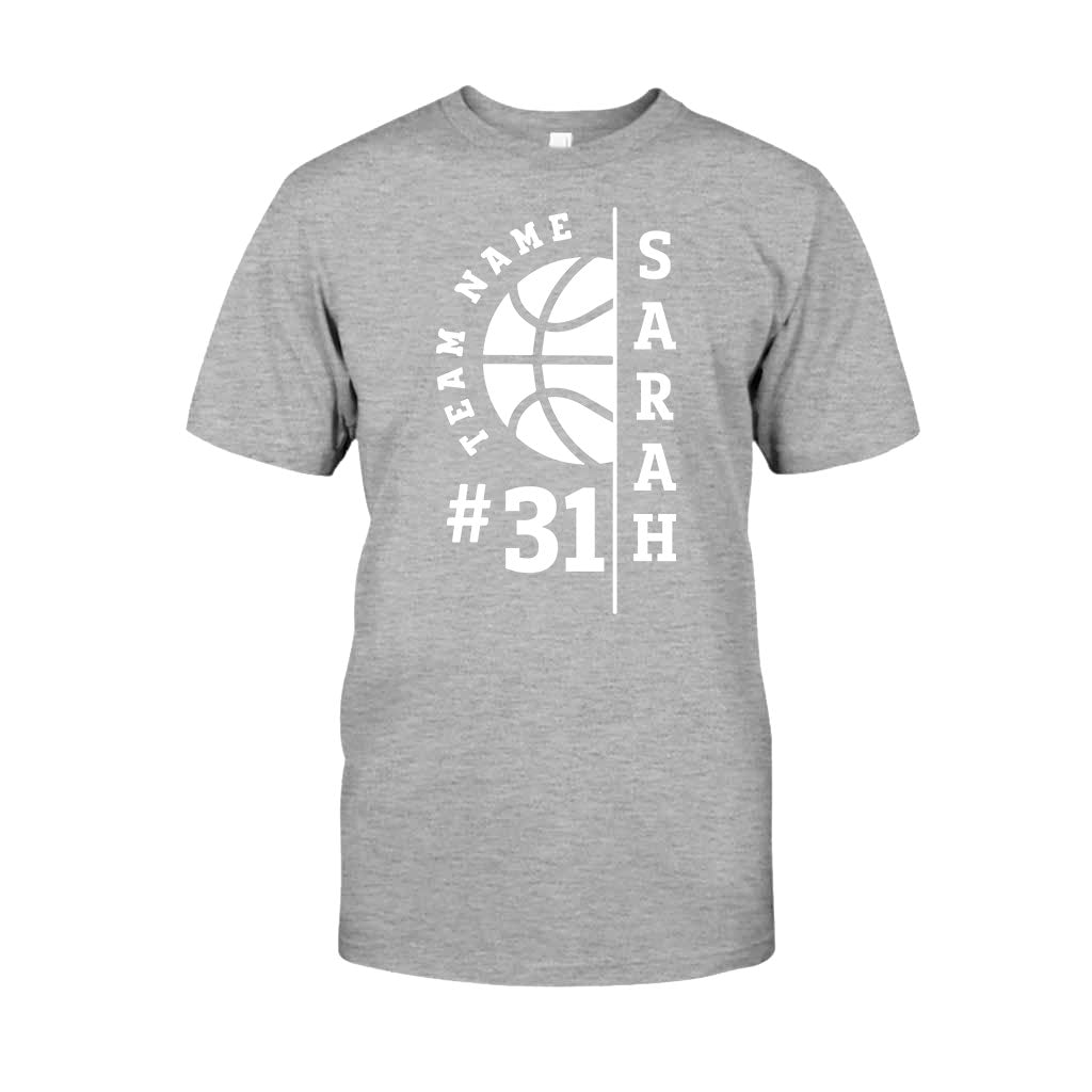 Love Basketball - Personalized Basketball T-shirt And Hoodie