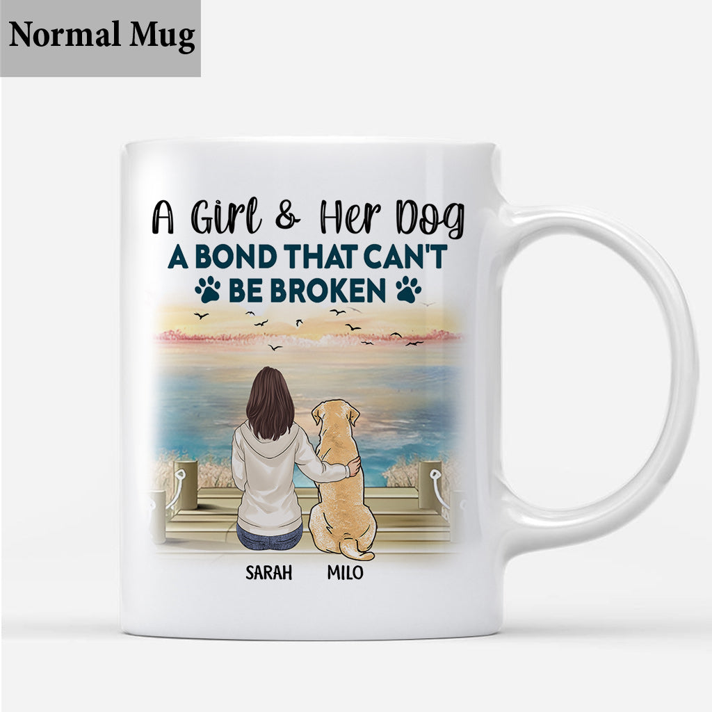Un lien indéfectible - Mug personnalisé pour chien