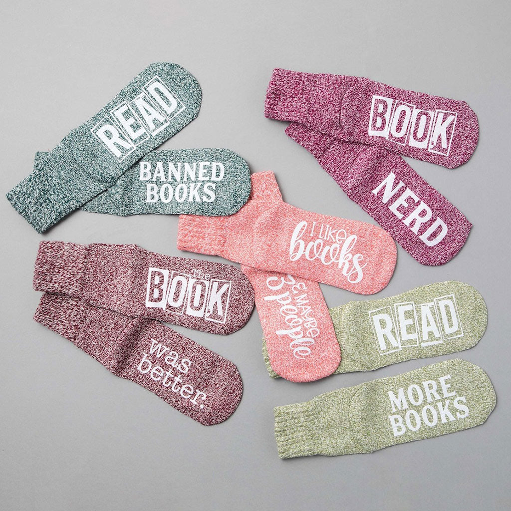 So Many Books So Little Time - Personalized Book Socks