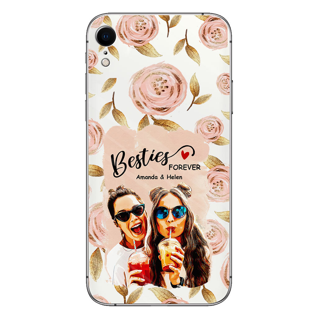 Besties Forever - Personalized Bestie Clear Phone Case