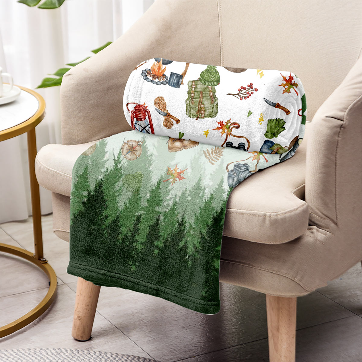 Love Camping - Personalized Camping Blanket