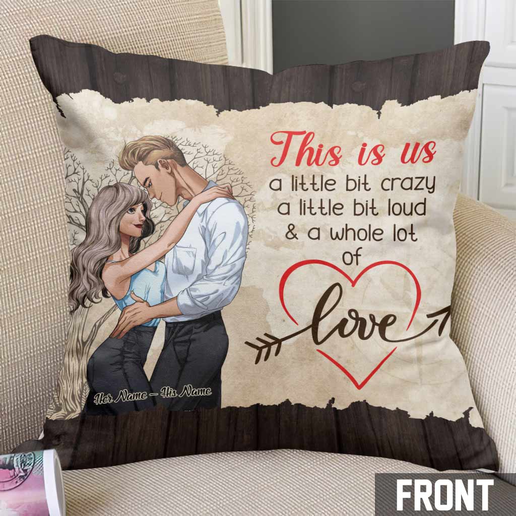 This Is Us - Personalized Couple Throw Pillow