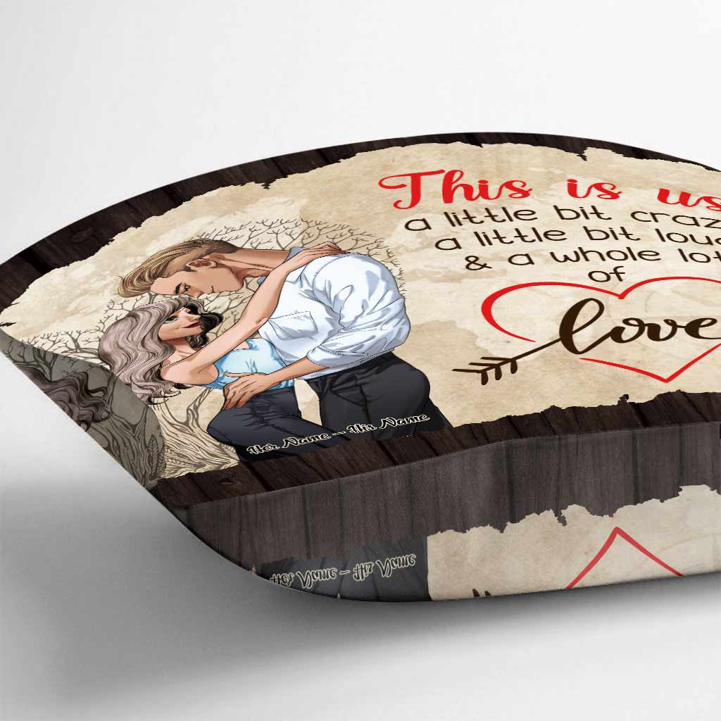 This Is Us - Personalized Couple Throw Pillow