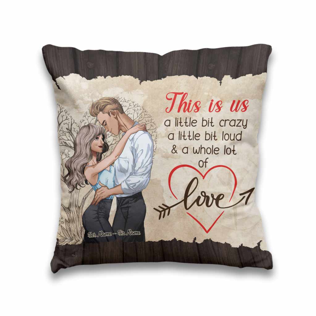 This Is Us - Personalized Couple Throw Pillow