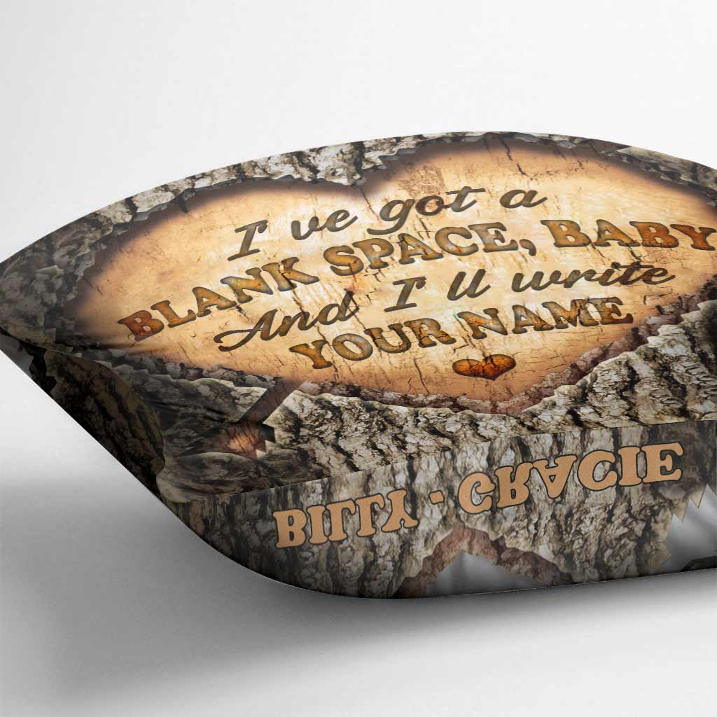 I'll Write Your Name - Personalized Couple Throw Pillow