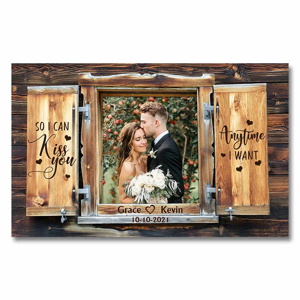 So I Can Kiss You - Personalized Couple Poster