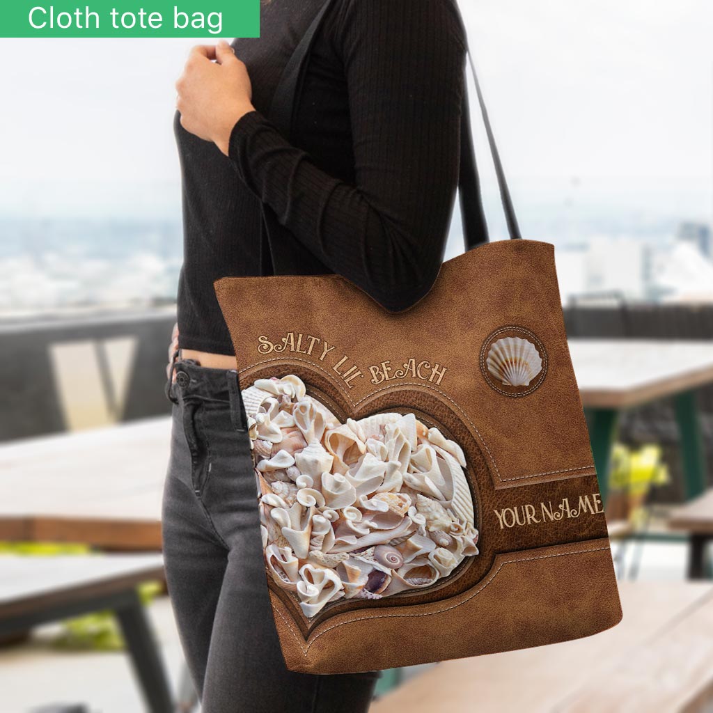Salty Lil' Beach Customized Tote Bag