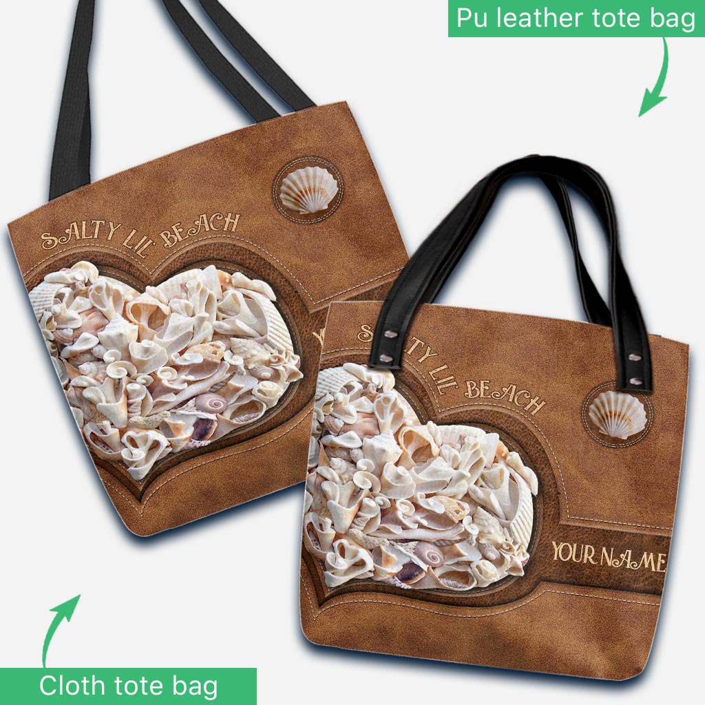Salty Lil' Beach Customized Tote Bag