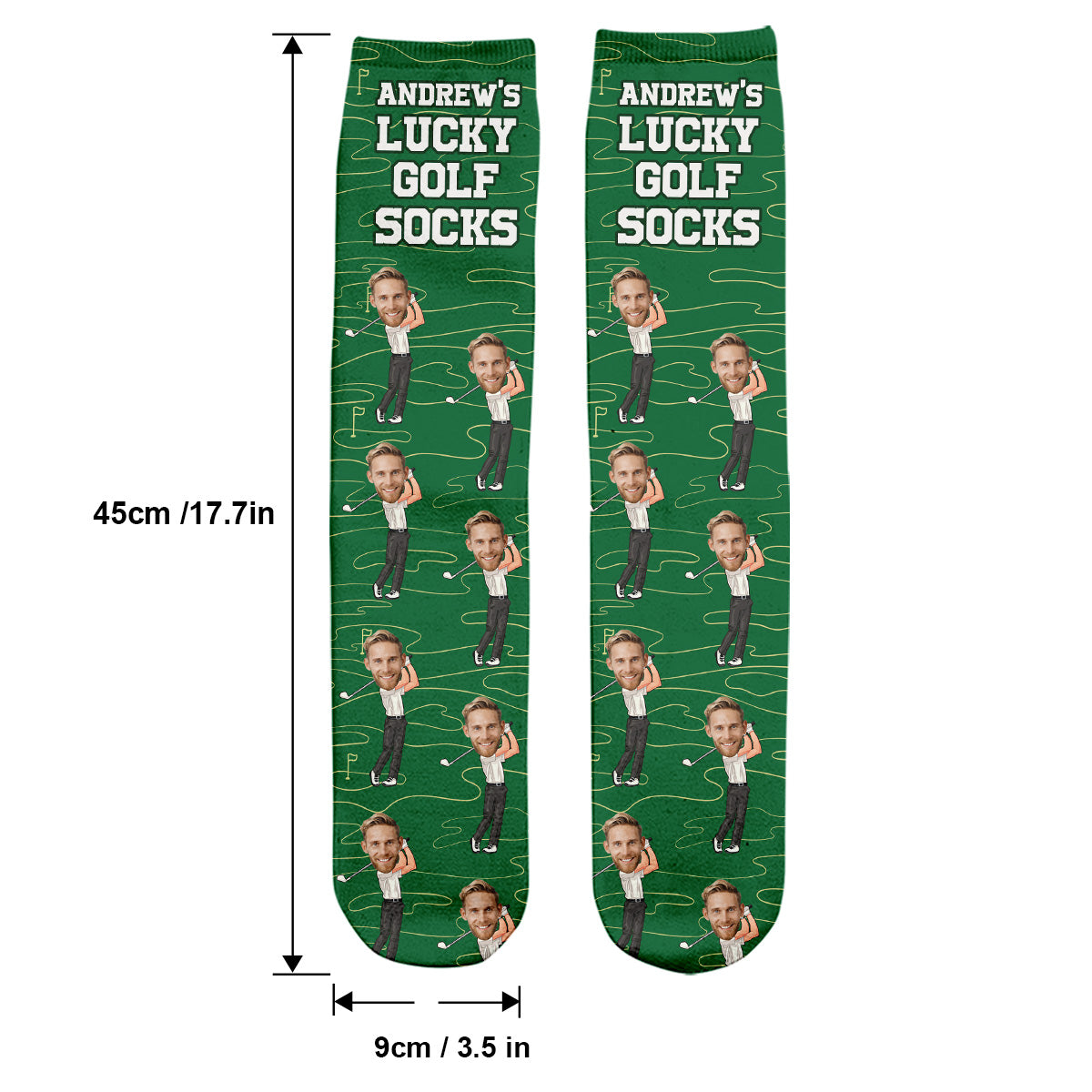 Lucky Golf Socks - Personalized Golf Socks