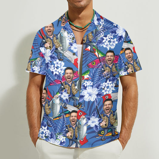 Lucky Fishing Shirt - Personalized Fishing Hawaiian Shirt