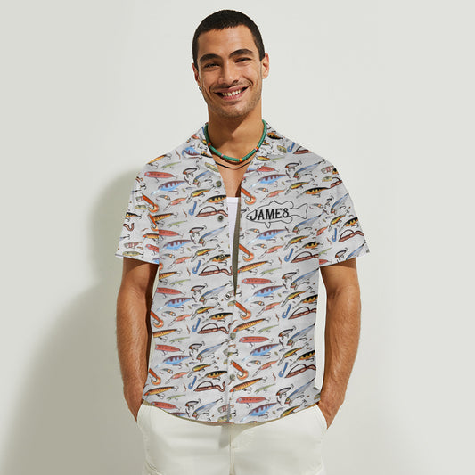 Fishing Lures - Personalized Fishing Hawaiian Shirt