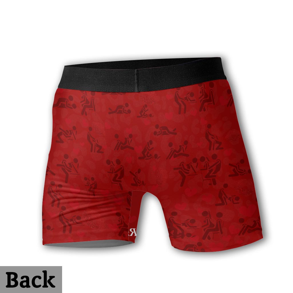Christmas's To-Do List - Personalized Couple Men Boxer Briefs