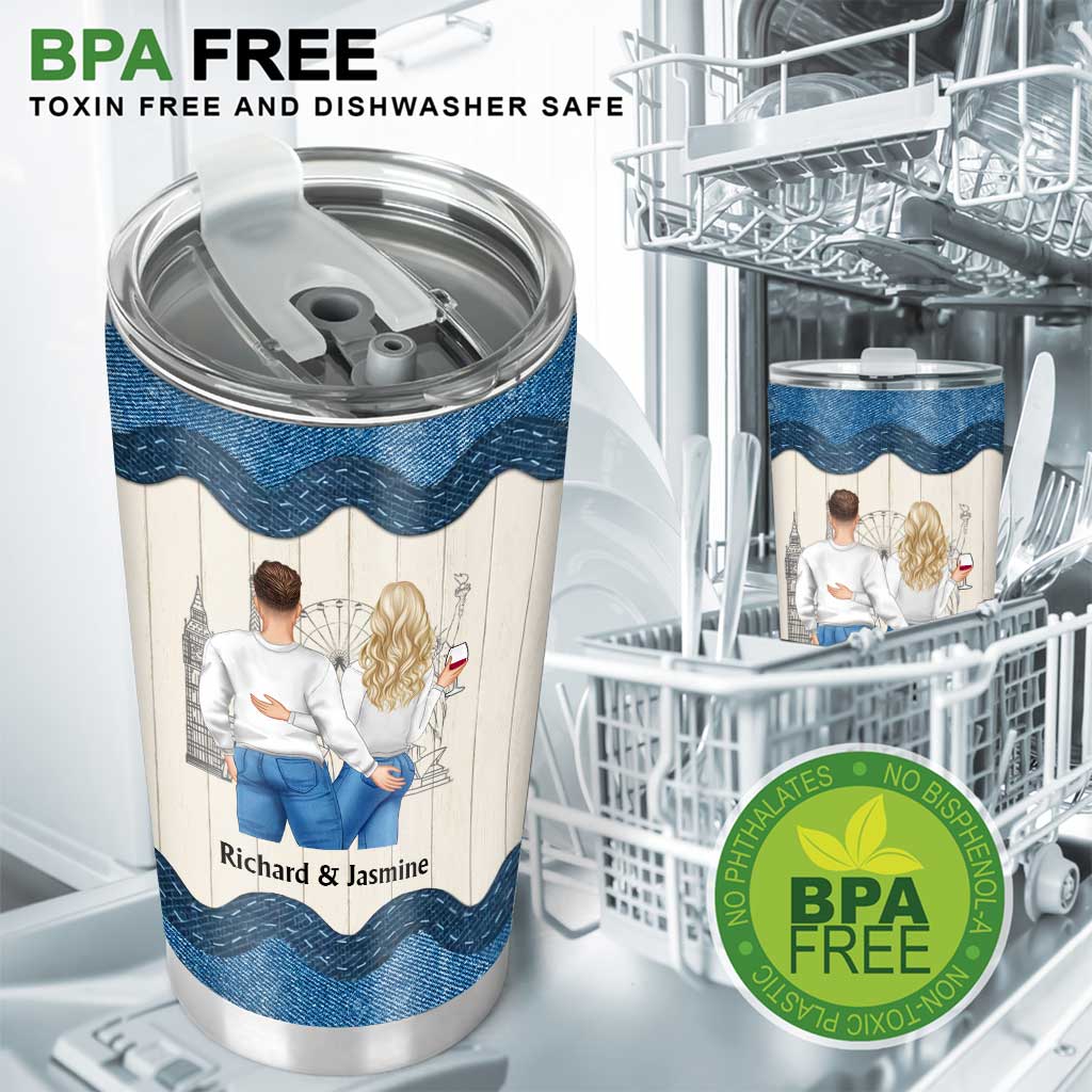 Always Be By Your Side - Personalized Couple Tumbler