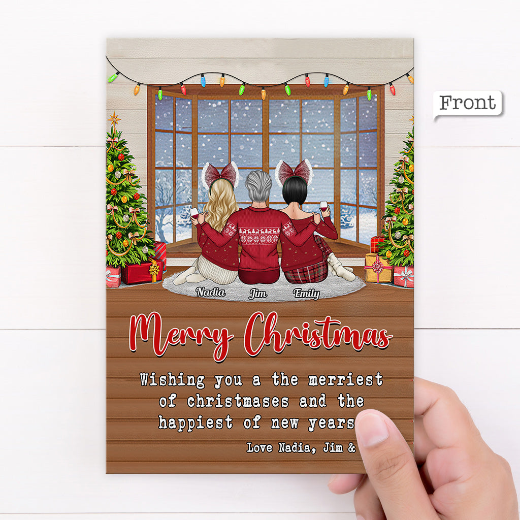 Carte de vœux personnalisée Noël Maison