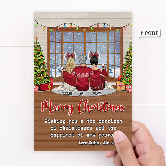 Carte de vœux personnalisée Noël Maison