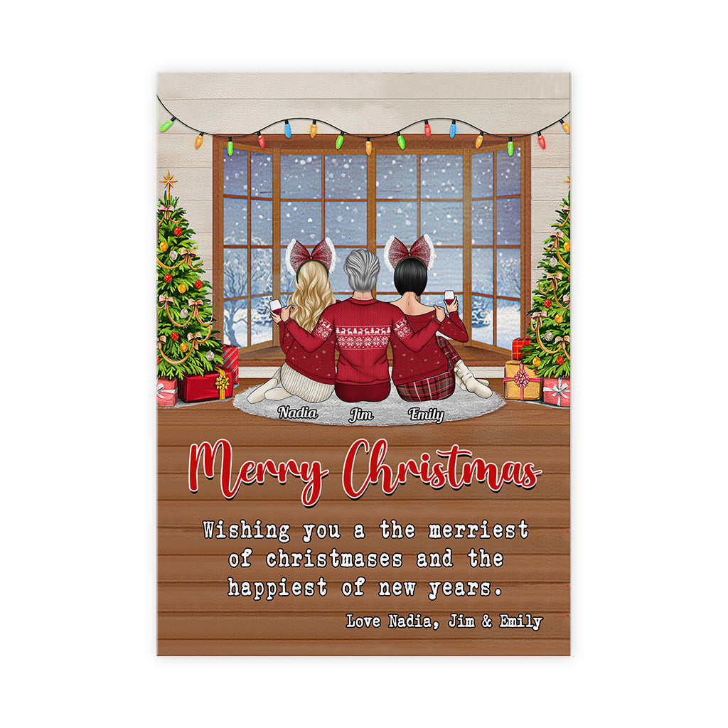 Carte de vœux personnalisée Noël Maison