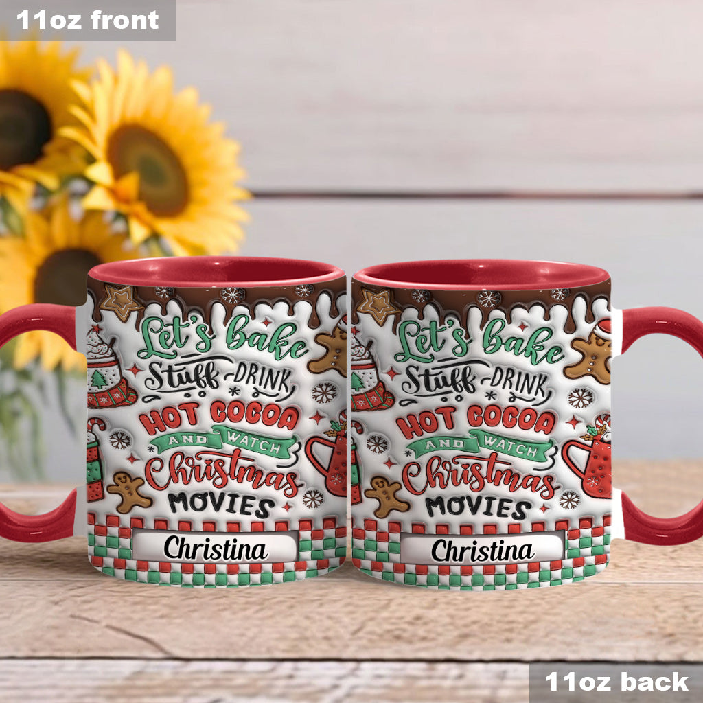 Let's Bake Stuff - Personalized Baking Accent Mug