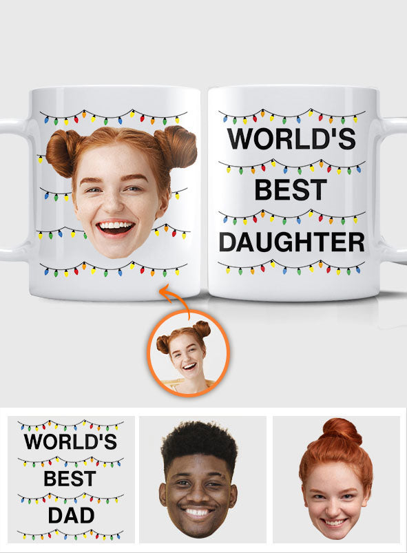 Beste Tochter der Welt – Personalisierter Tochterbecher