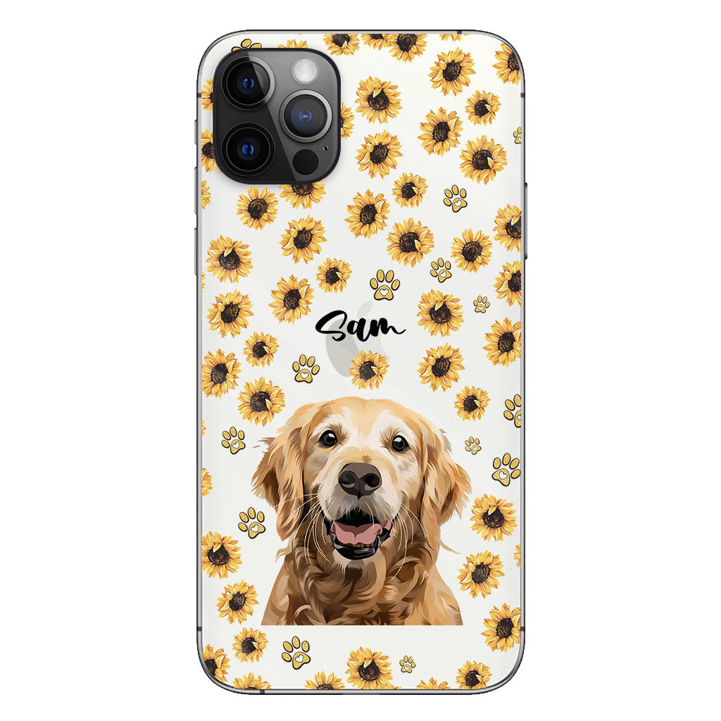 You Are My Sunshine - Personalized Dog Clear Phone Case