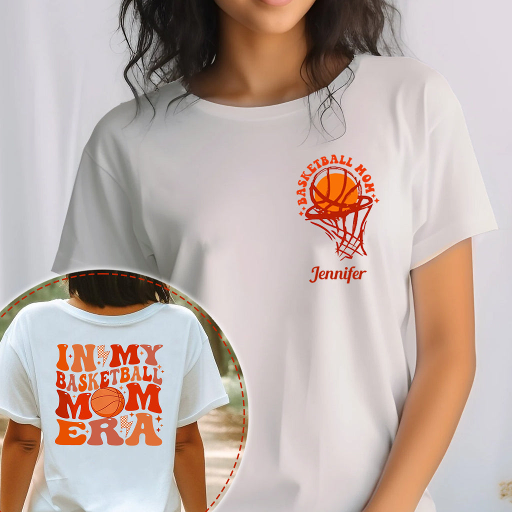 Maman basketteuse - T-shirt et sweat à capuche personnalisés sur le thème du basket-ball