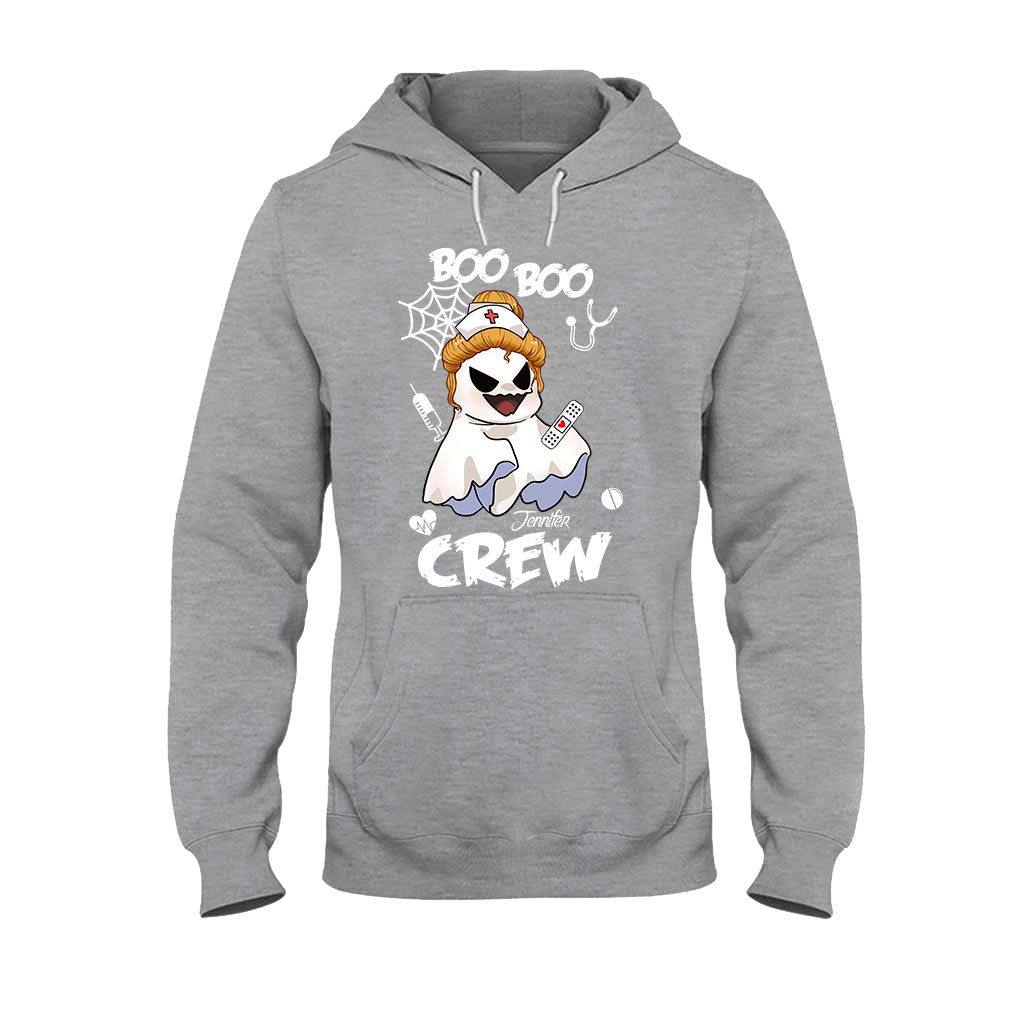 Boo Boo Crew - Personalized Nurse T-shirt And Hoodie