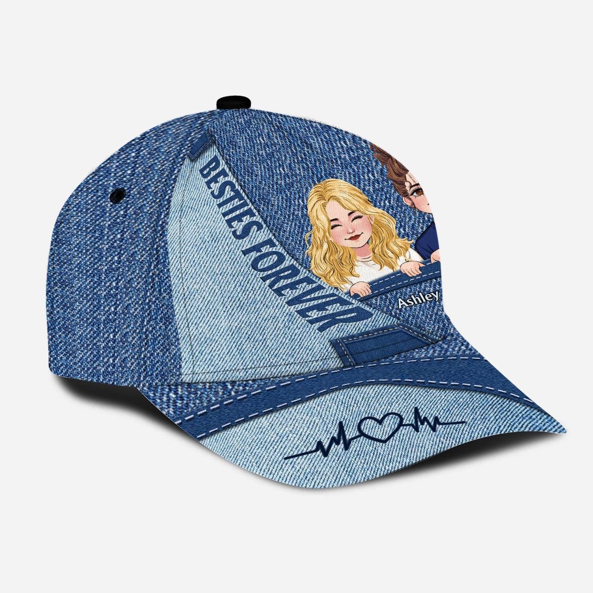 Besties Forever - Personalized Bestie Classic Cap