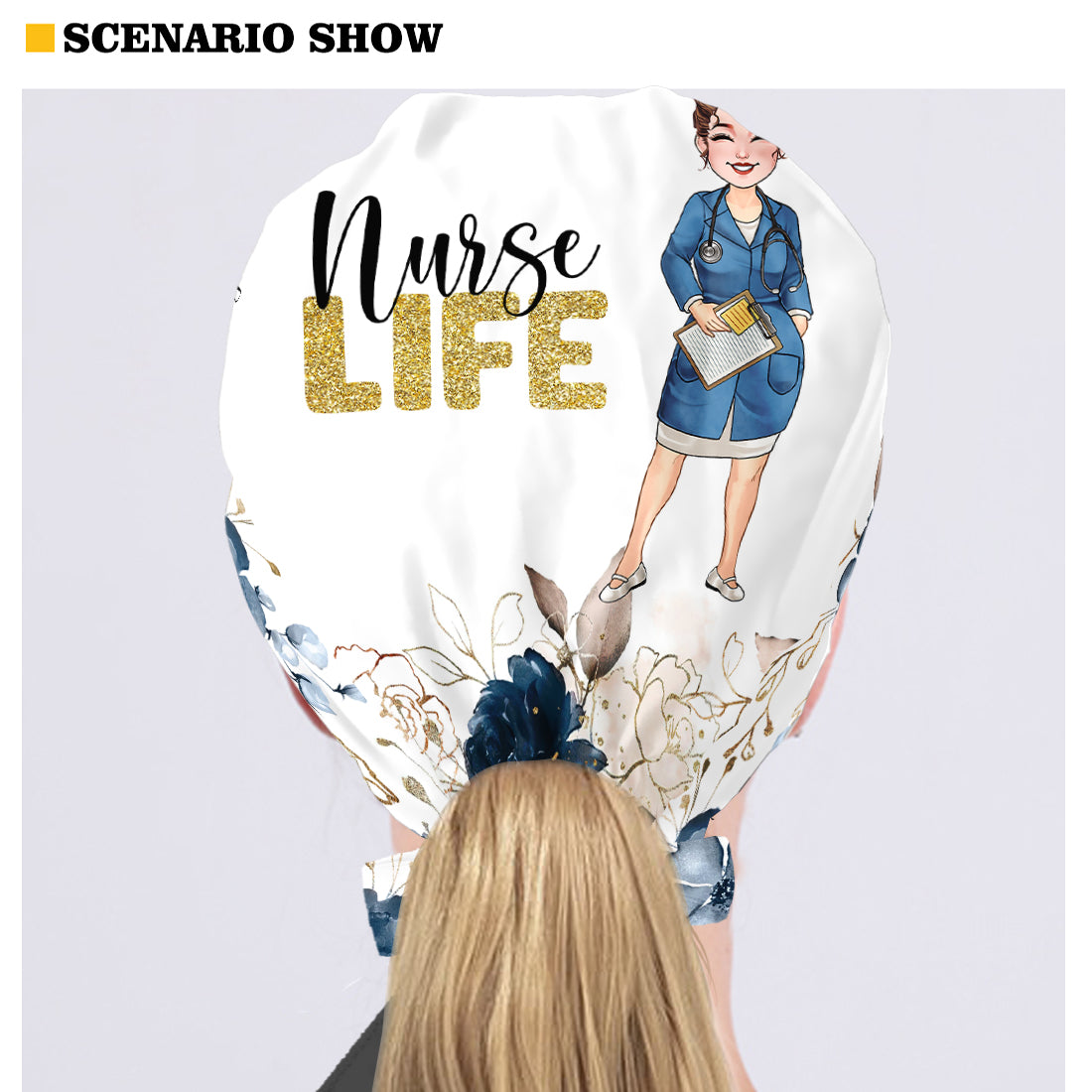 Bonnet de bloc opératoire personnalisé et enregistré