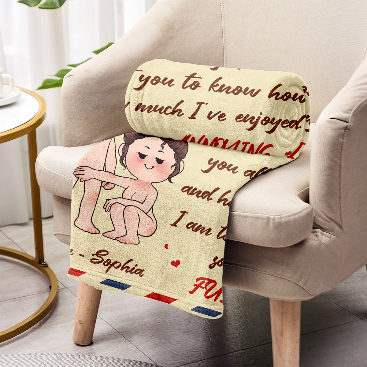 Dear Love Of My Life - Personalized Couple Blanket