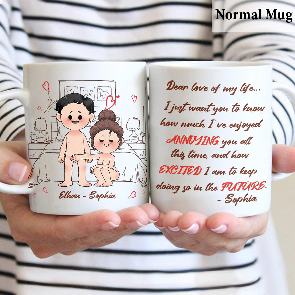 Dear Love Of My Life - Personalized Couple Mug
