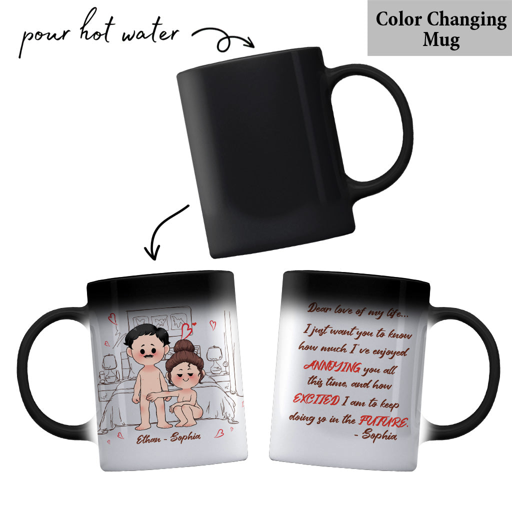 Dear Love Of My Life - Personalized Couple Mug
