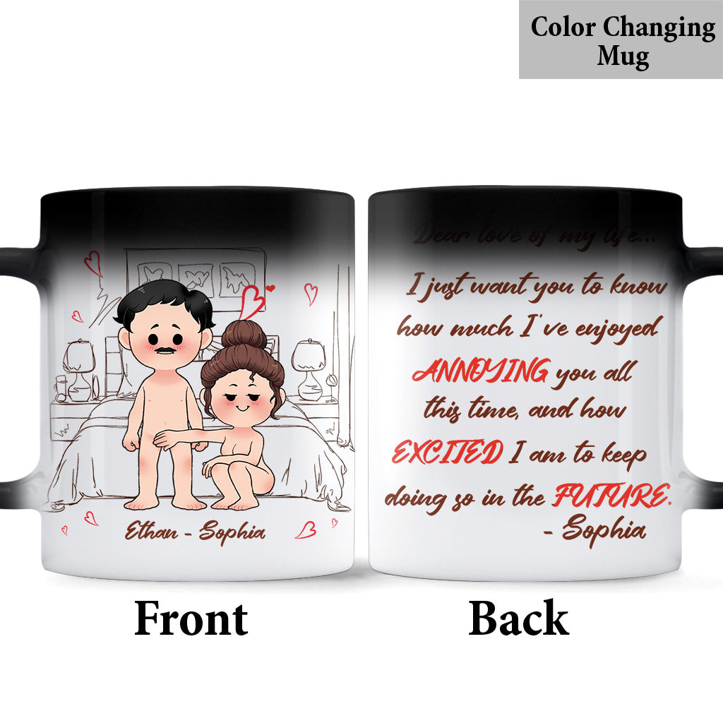 Dear Love Of My Life - Personalized Couple Mug