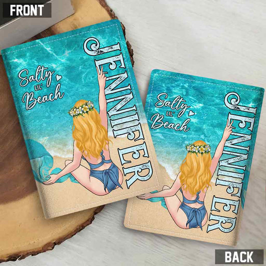 Salty Lil' Beach - Personalized Sea Lover Passport Holder