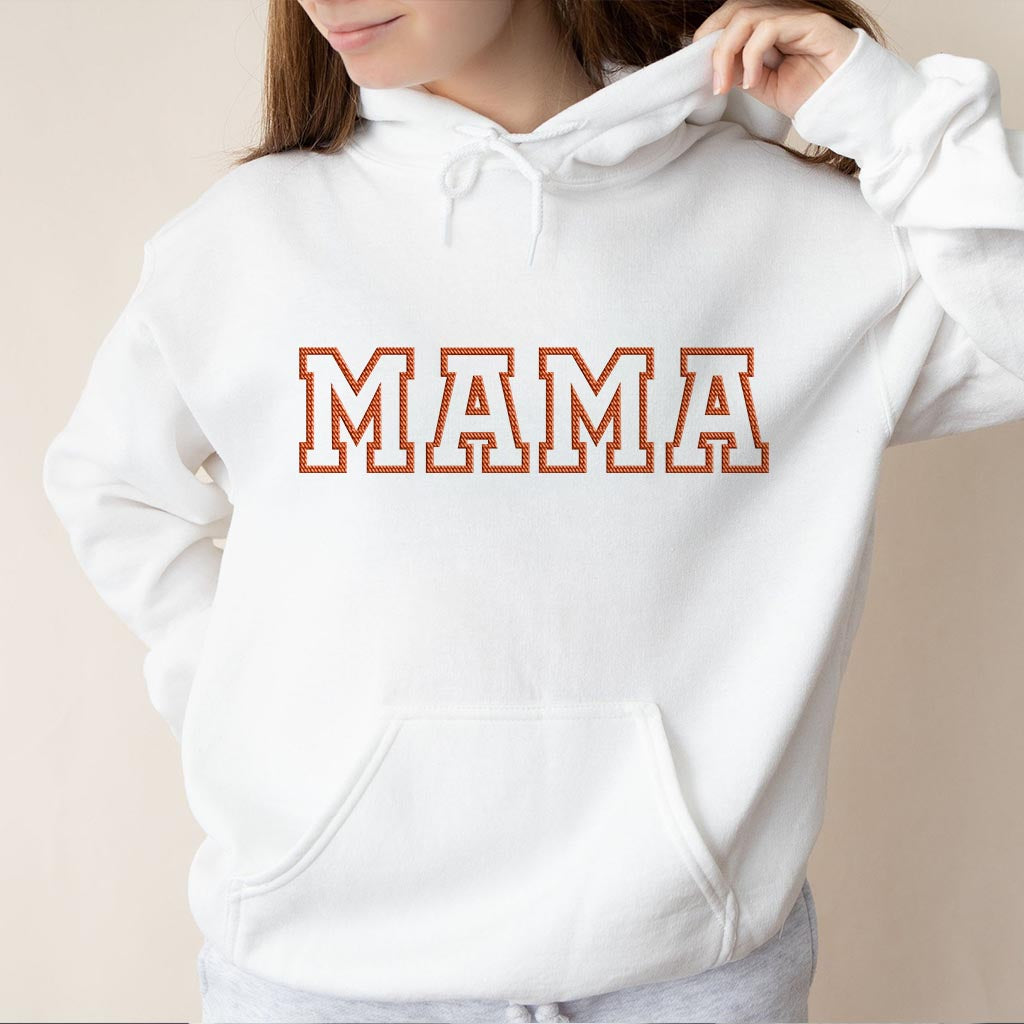 Custom Name - Personalized Mother Embroidered Hoodie