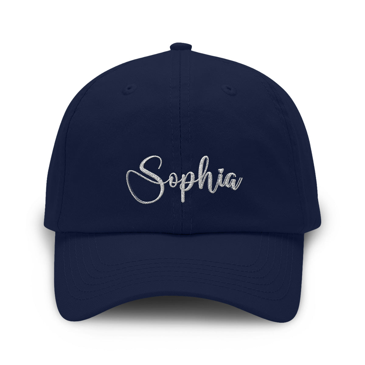 Personalisierte, bestickte klassische Kappe für die Tochter – individueller Name