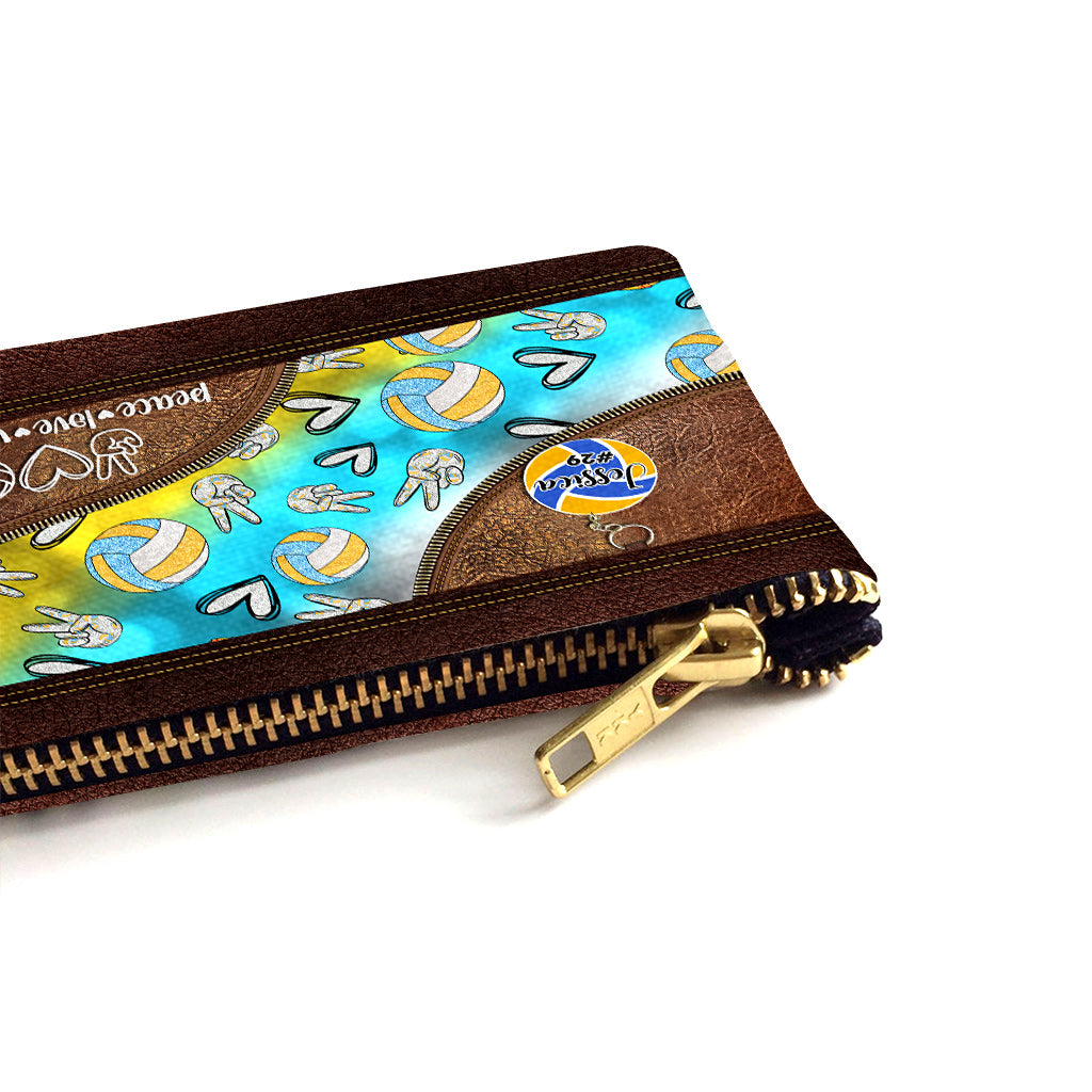 Peace Love Volleyball – Personalisierte Volleyballtasche