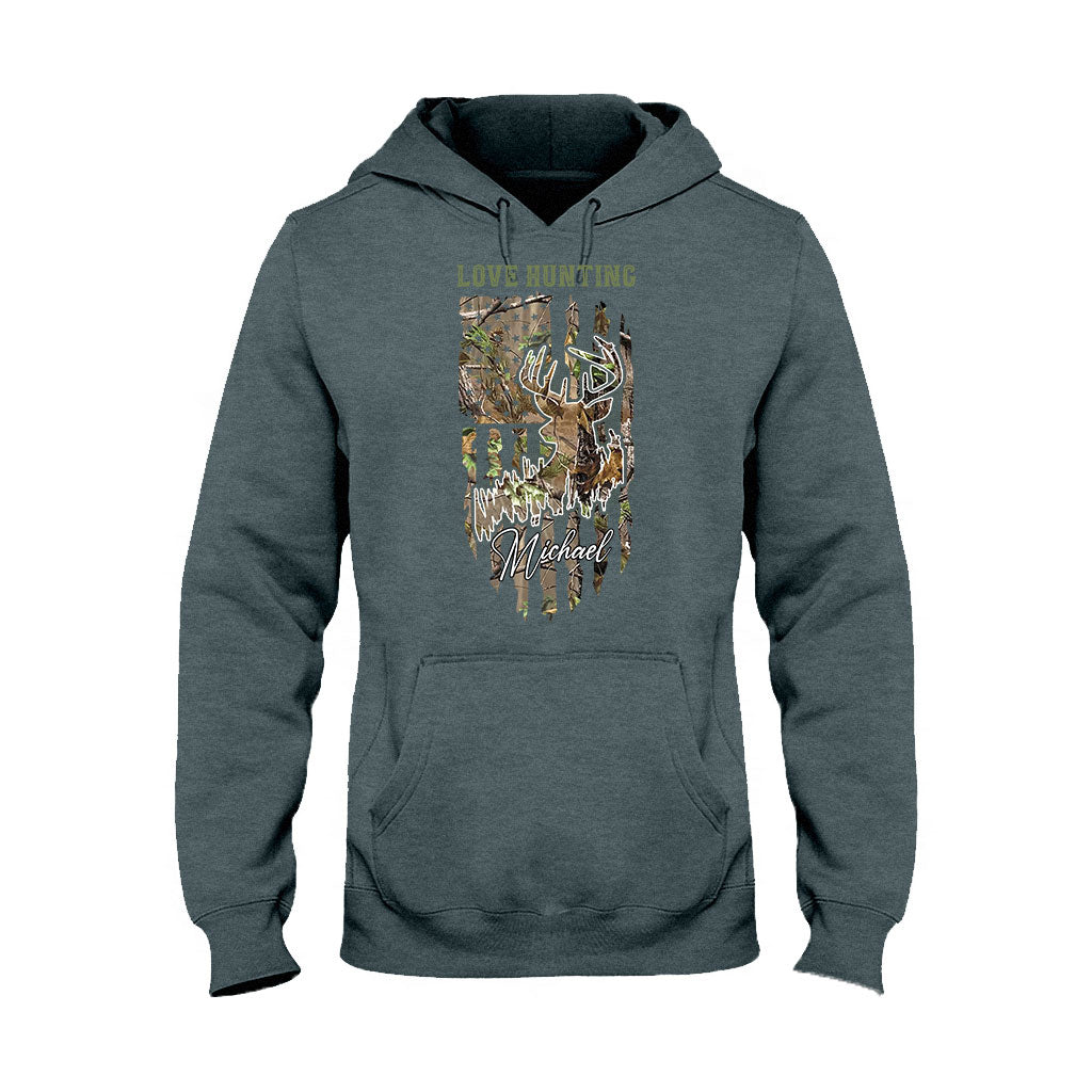 J'adore la chasse - T-shirt et sweat à capuche personnalisés sur le thème de la chasse