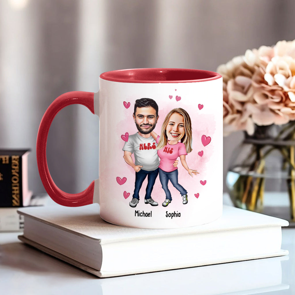 You Are Far My Favorite - Personalized Couple Accent Mug