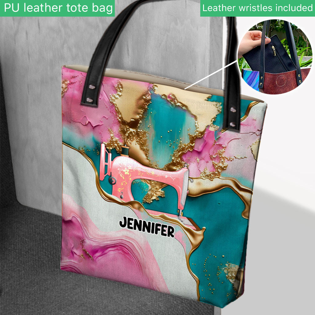 Love Sewing - Personalized Sewing Tote Bag