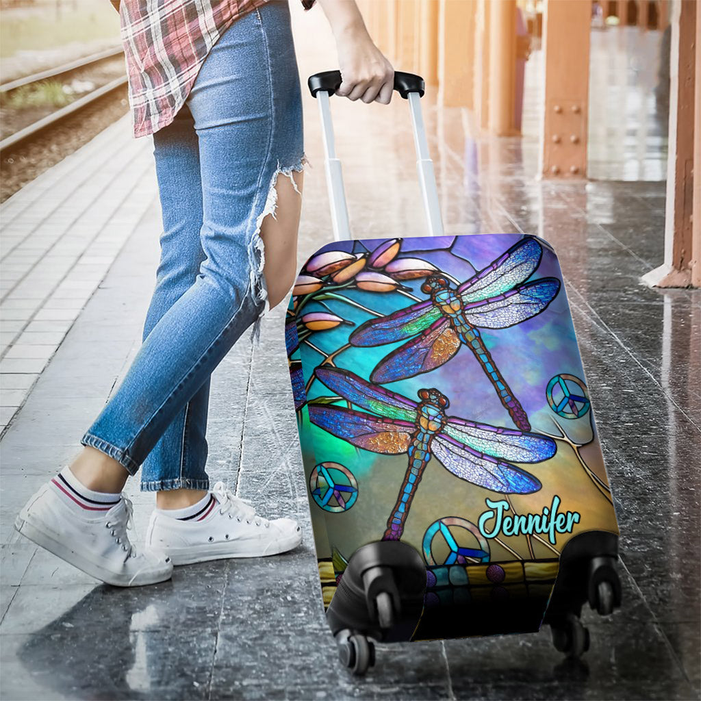 Hippie Soul - Personalized Hippie Luggage Cover