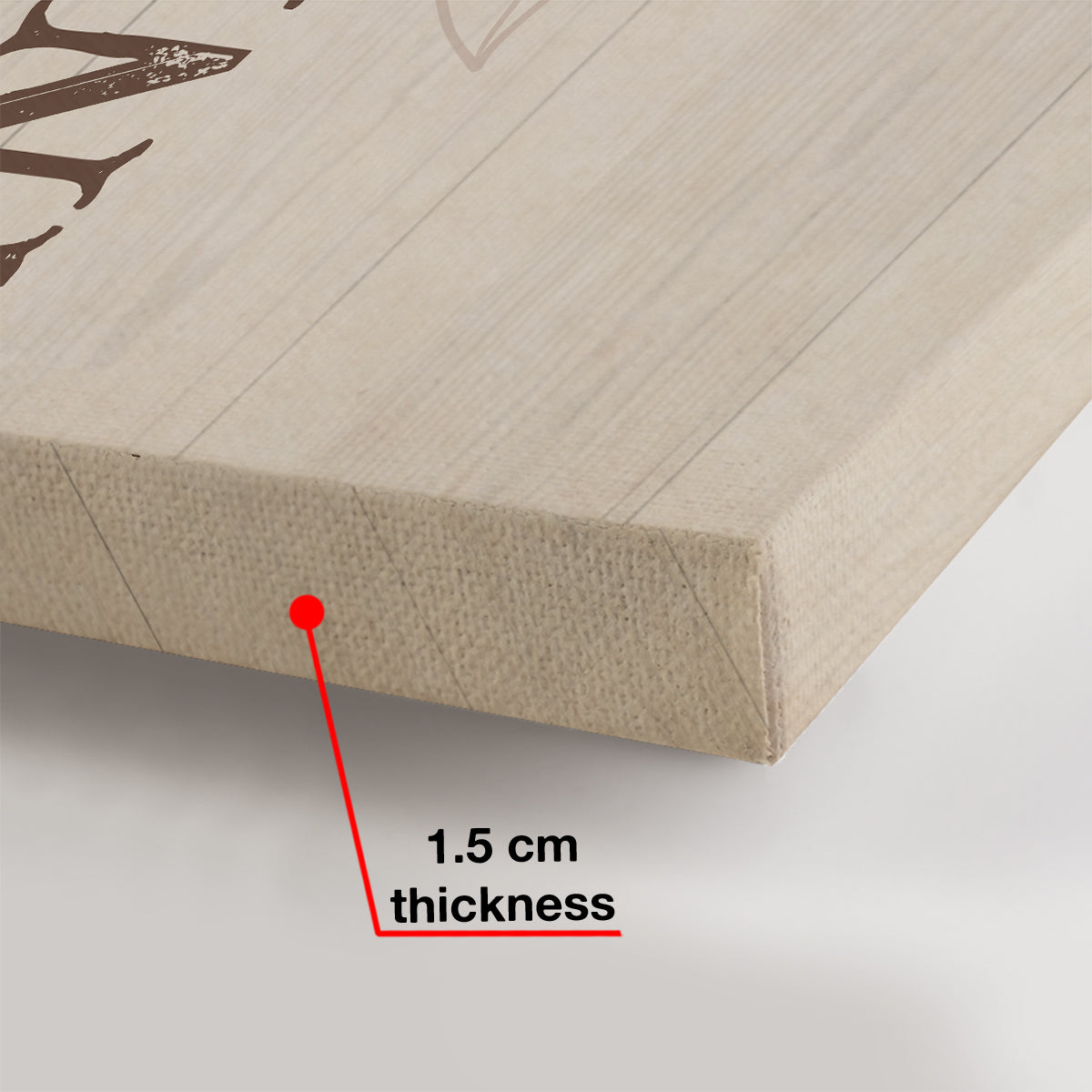 Ich bin größtenteils Frieden – Personalisierte Yoga-Leinwand und Poster