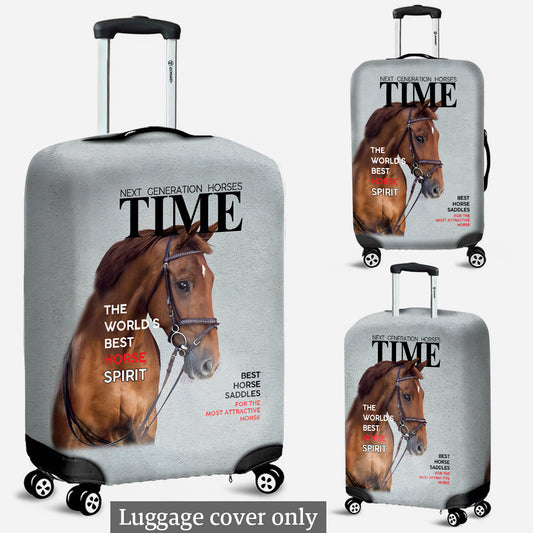 Magazine Covers - Personalized Horse Luggage Cover