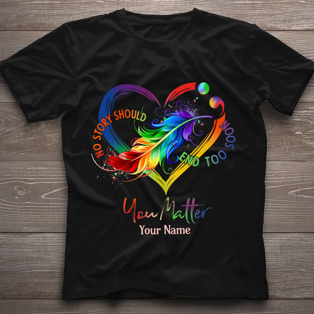 Dein Leben zählt – Personalisiertes T-Shirt und Hoodie zur Suizidprävention