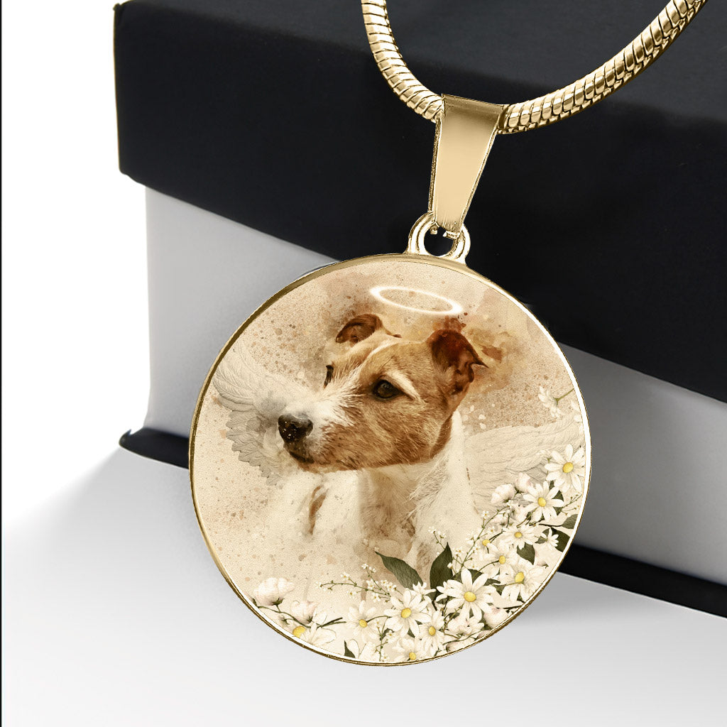When Tomorrow Starts Without Me Pet Dog Cat Loss - Gift for dog lovers, who lost cat, who lost dog - Personalized Round Pendant Necklace