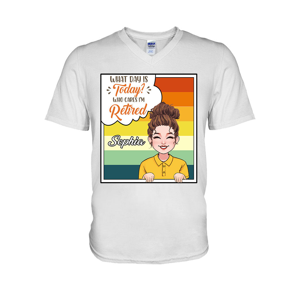 Quel jour sommes-nous ? - T-shirt et sweat à capuche personnalisés pour retraités