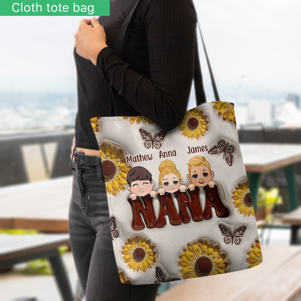 Best Grandma/Nana/Mimi Ever - Gift for grandma - Personalized Tote Bag
