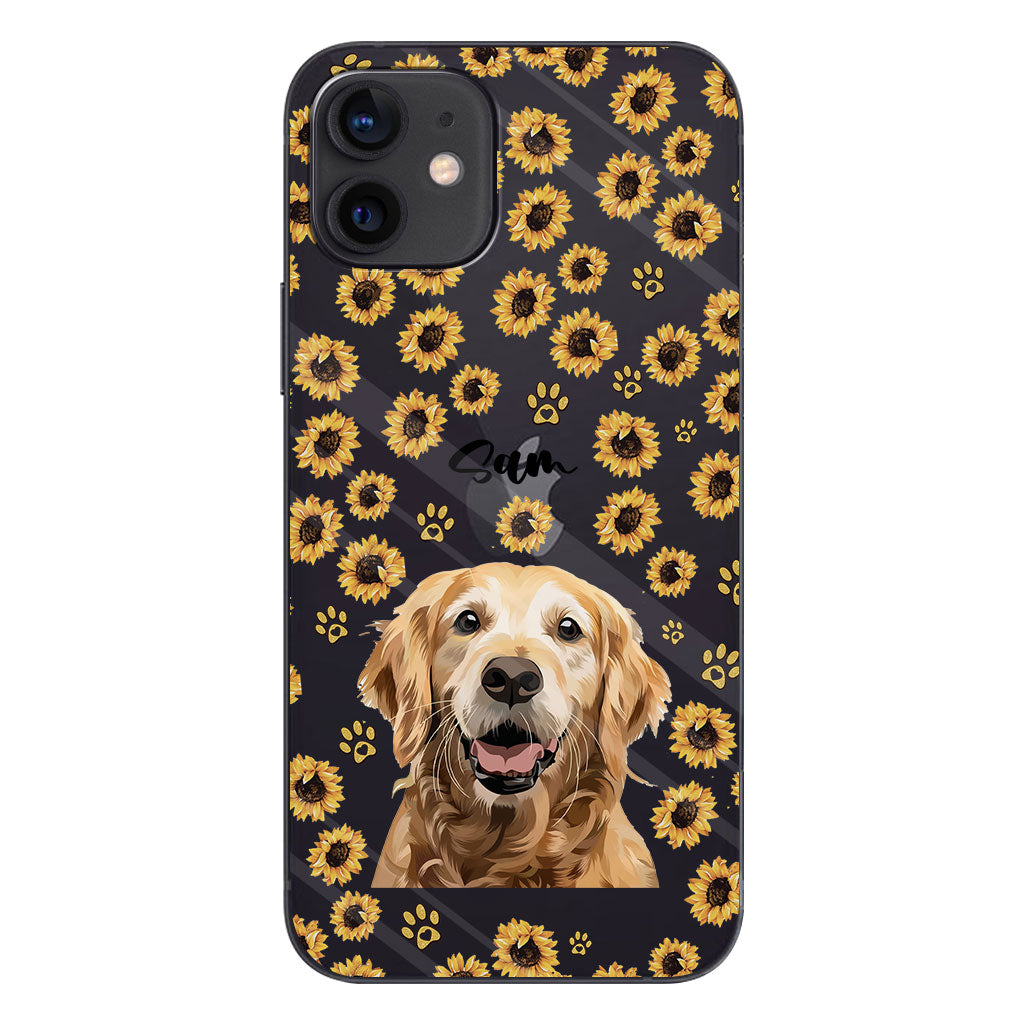 You Are My Sunshine - Personalized Dog Clear Phone Case