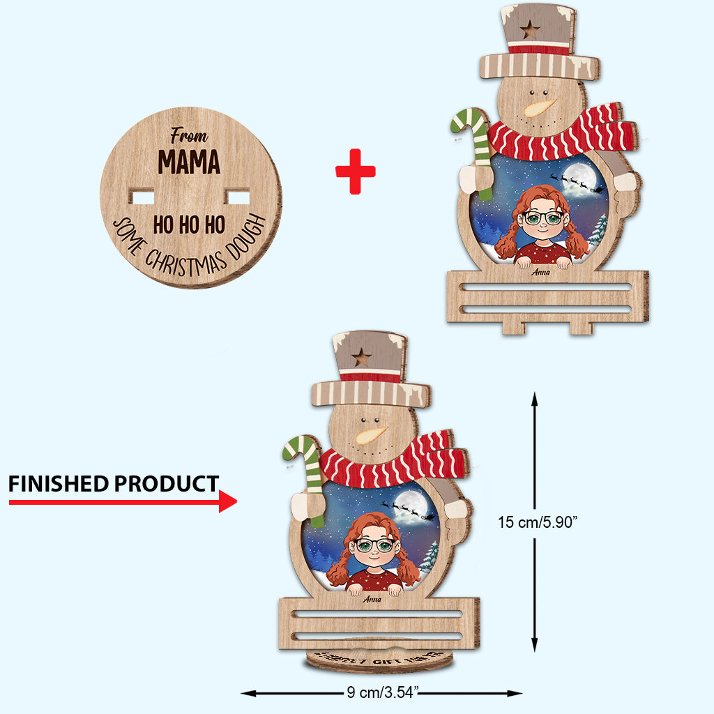 Holiday Present - Personalized Grandma Freestanding Wood Plaque