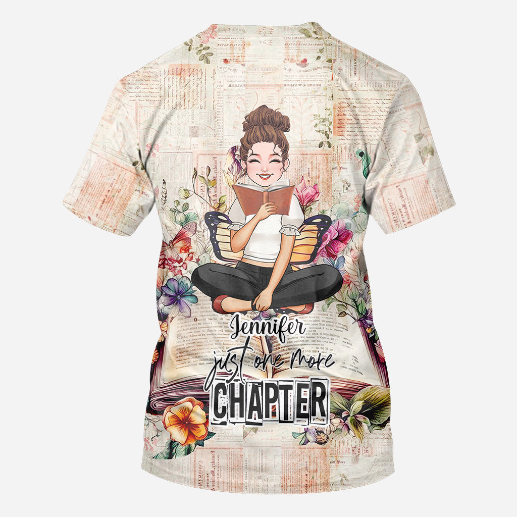 Just One More Chapter - Personalized Book All Over Shirt